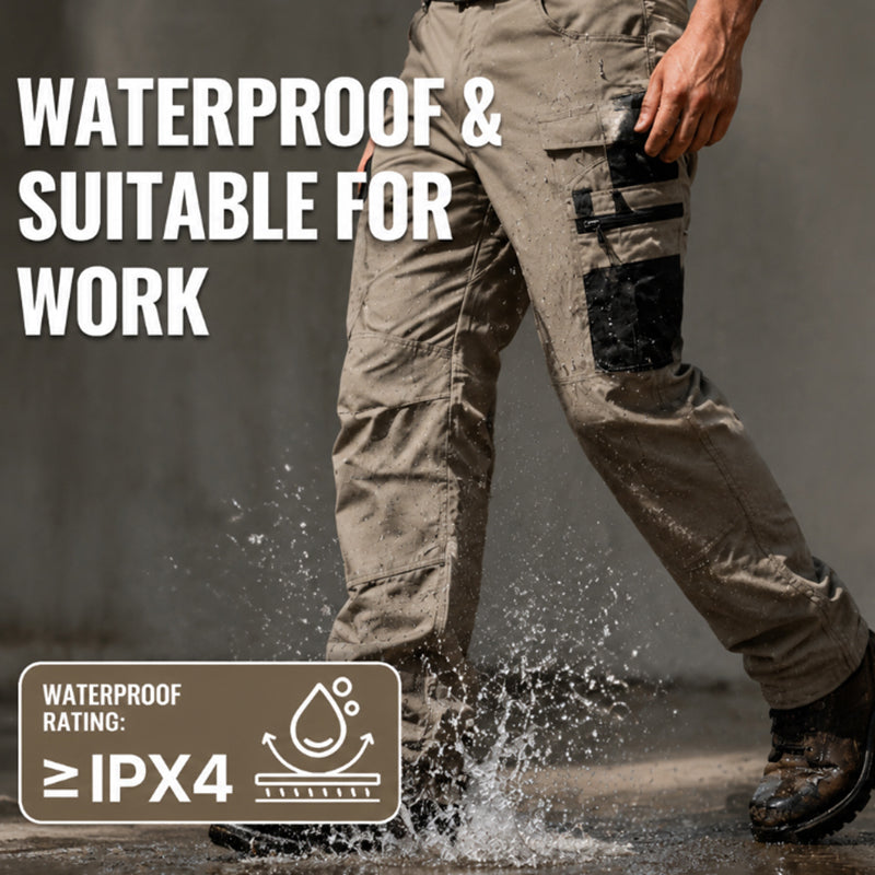 🔥8-Pack Only $25.99(All colors)🔥Men's 8-Pack Unisex 10-Pocket Heavy Duty zipper waterproof tactical Work Pants